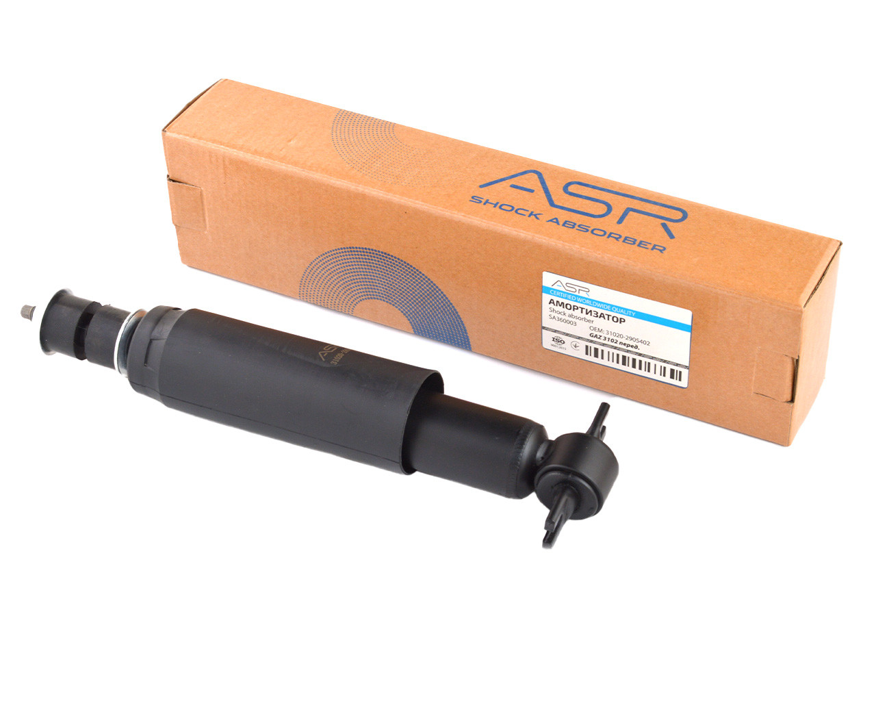 Амортизатор ГАЗ 2410, 3102, 31029, 3110, 31105 перед, фото 1