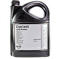 Nissan Coolant L248 Premix G11 зеленый -38 °C, 5 л (KE90299945) готовый антифриз
