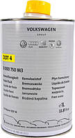 VAG DOT 4, 1 л (B000750M3) тормозная жидкость металлическая тара