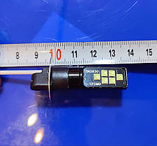 Світлодіодна лампа H3 синя LED Canbus 12 SMD 3535 Ходові вогні, фото 4