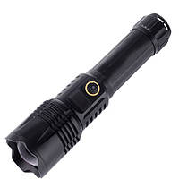 Фонарь PLD-501 WHITE LASER LED PM10-TG, 1х26650, power bank, Waterproof, индикация заряда, ЗУ Type-C, zoom