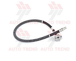 Шланг ГУР ГАЗ 33104 Валдай всмоктувальний (фланець + штуцер) з пружиною, SEMPERIT*