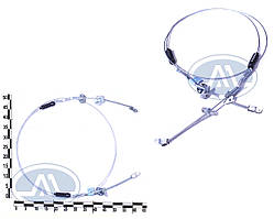 Трос ручного гальма ГАЗ 3102, 31029