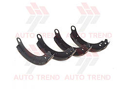 Колодка гальмівна задня ГАЗ 3110, 2410, 31029 з довгою накладкою (к-т 4 шт.)