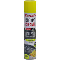 Полироль для салона Carlife Cockpit Cleaner Extra Mat банан 320 мл CF342