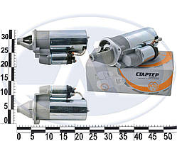 Стартер ГАЗель, Волга, ВАЗ-дв. ЗМЗ 405, 406, 409, редукторний, 12 В, 2 кВт, аналог КЗАТЕ