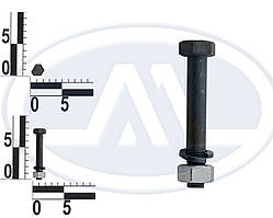 Болт М10х66 важеля поворотного кулака ВАЗ 2101-07 довгий у день.