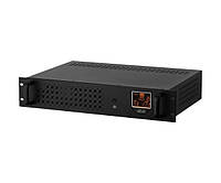 Лінійно-інтерактивний ДБЖ 2E RE850, 850VA/480W, RM 2U, LCD, USB, 2xSchuko (2E-RE850)