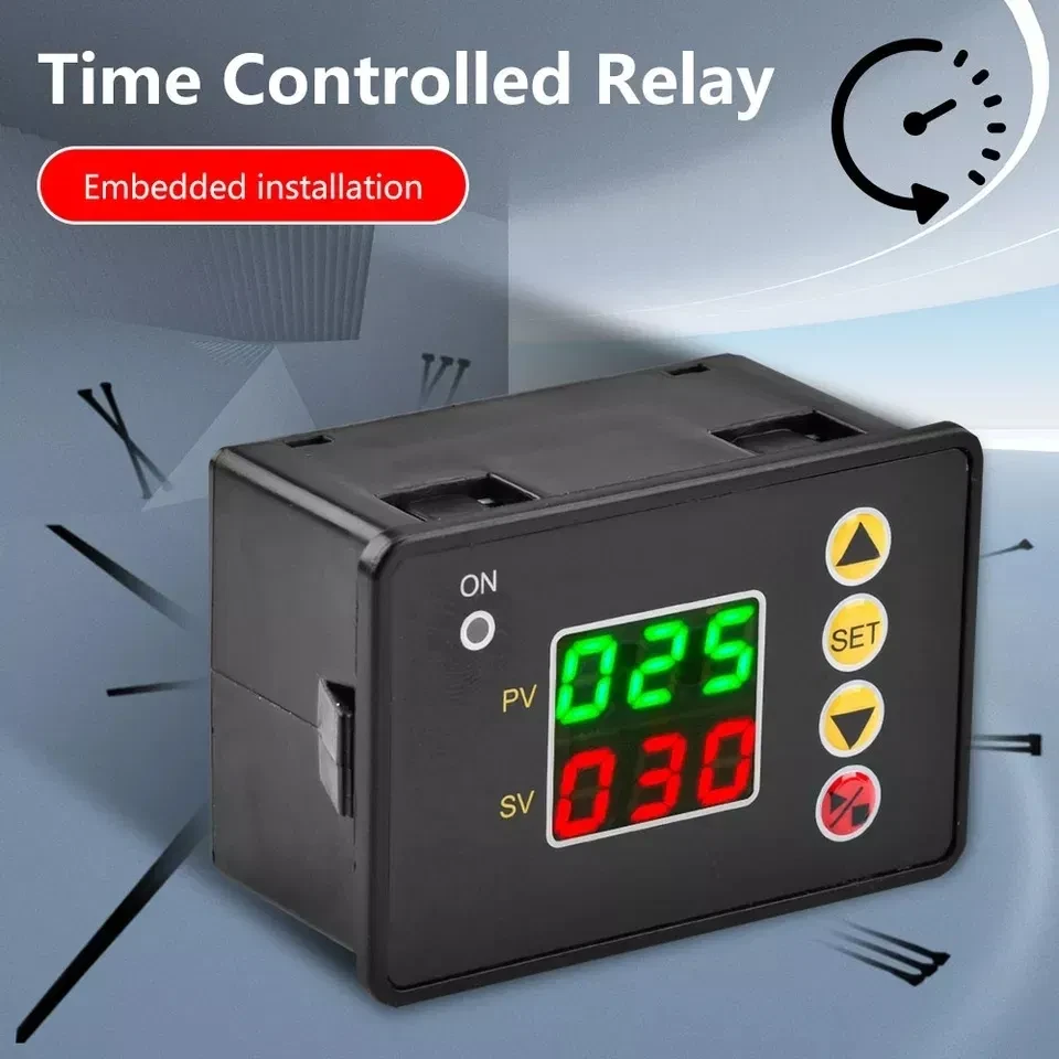 Таймер цифровий Т2310, циклічна затримка, програмований 220 V.