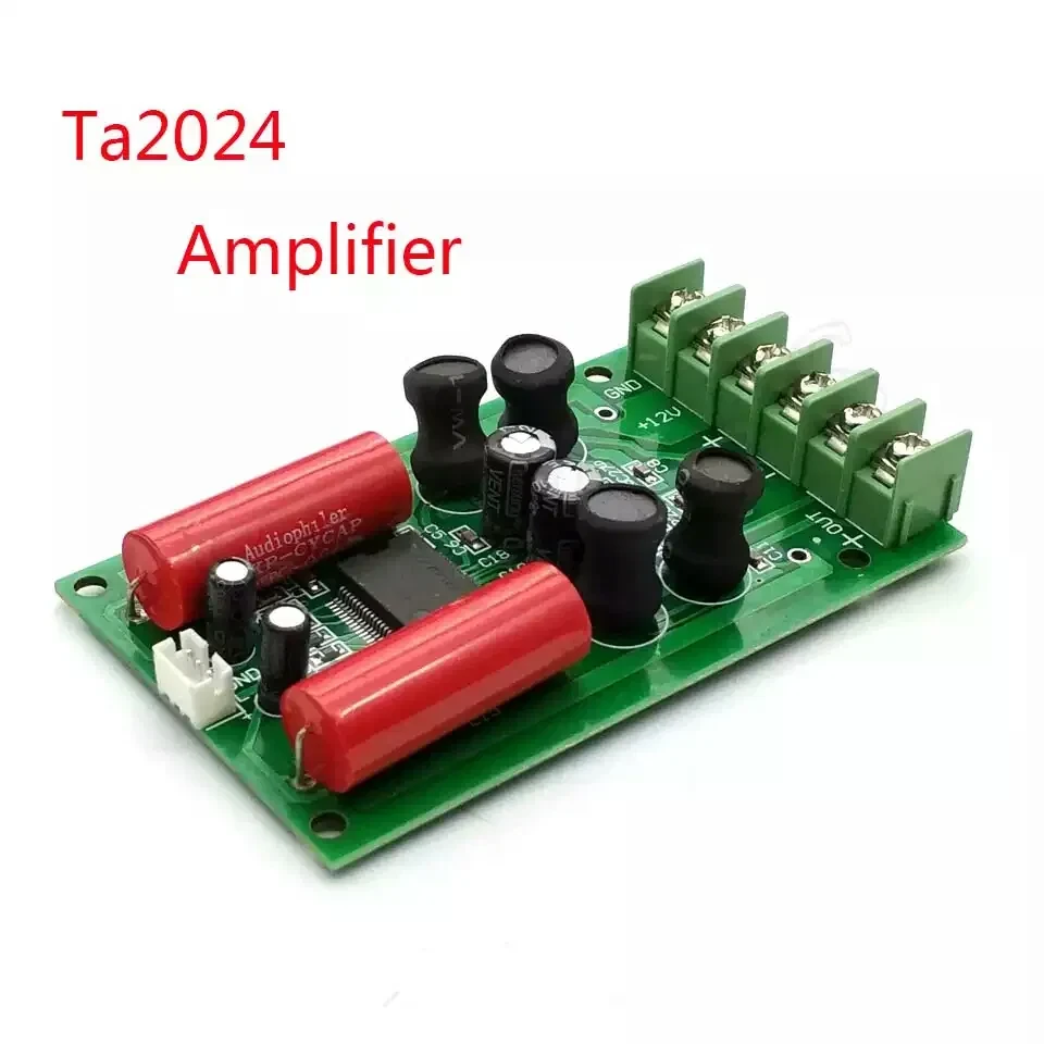 Підсилювач потужності TA2024 2*15W. 12 V. Стереопідсилювач T-класу. Аудіо, фото 1