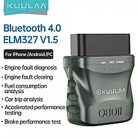 Сканер OBD2 ELM327, V 1,5. Диагностика, KUULAA, iOS, Android. Авто