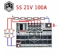 BMS 3,4,5 s 100 A. Плата балансировки, контроллер заряда, разряда.