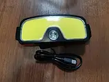 Налобний ліхтар, світлодіодна лампа. 6 режимів роботи. USB , Type-C., фото 8