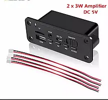 Bluetooth MP3 WMA декодер плата аудіомодуль USB TF Радіопідсилювач 6W