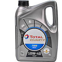 Total Quartz 7000 Diesel 10W-40 4 л, (216682) моторное масло