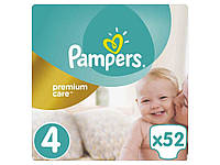 Пiдгузки Premium Care № 4 Maxi (8-14кг) Економ 52шт ТМ PAMPERS "Lv"