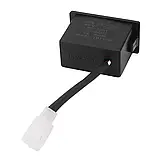 Лічильник мотогодин, вольтметр, таймер бензогегнератора 90-250 вольт фішка, фото 2