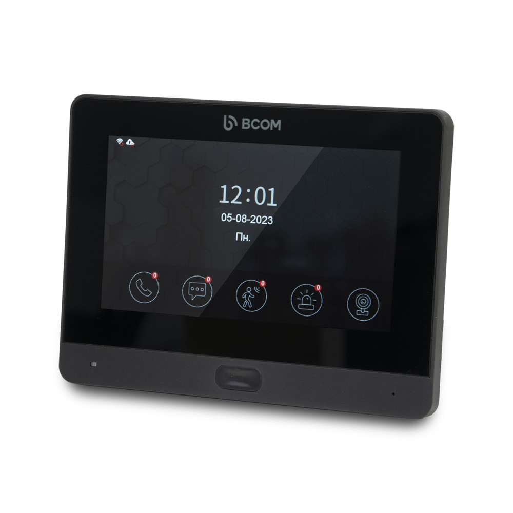 Wi-Fi відеодомофон 7" BCOM BD-760FHD/T Black