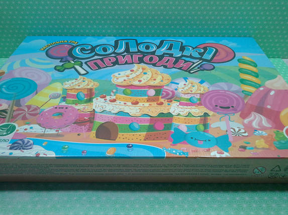 Игра STRATEG Солодкі пригоди (ходилка) (30504), фото 2