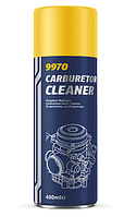 Очиститель карбюратора Mannol 9970 CARBURETOR CLEANER 400мл (средство очистки дроссельных заслонок, форсунок)