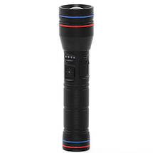 Ліхтар PLD-231 WHITE LASER LED PM10-TG+COB (white+red), 1х26650, power bank, ЗУ Type-C, фото 3