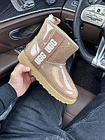 Женские угги Ugg Classic Mini Clear Beige PREMIUM