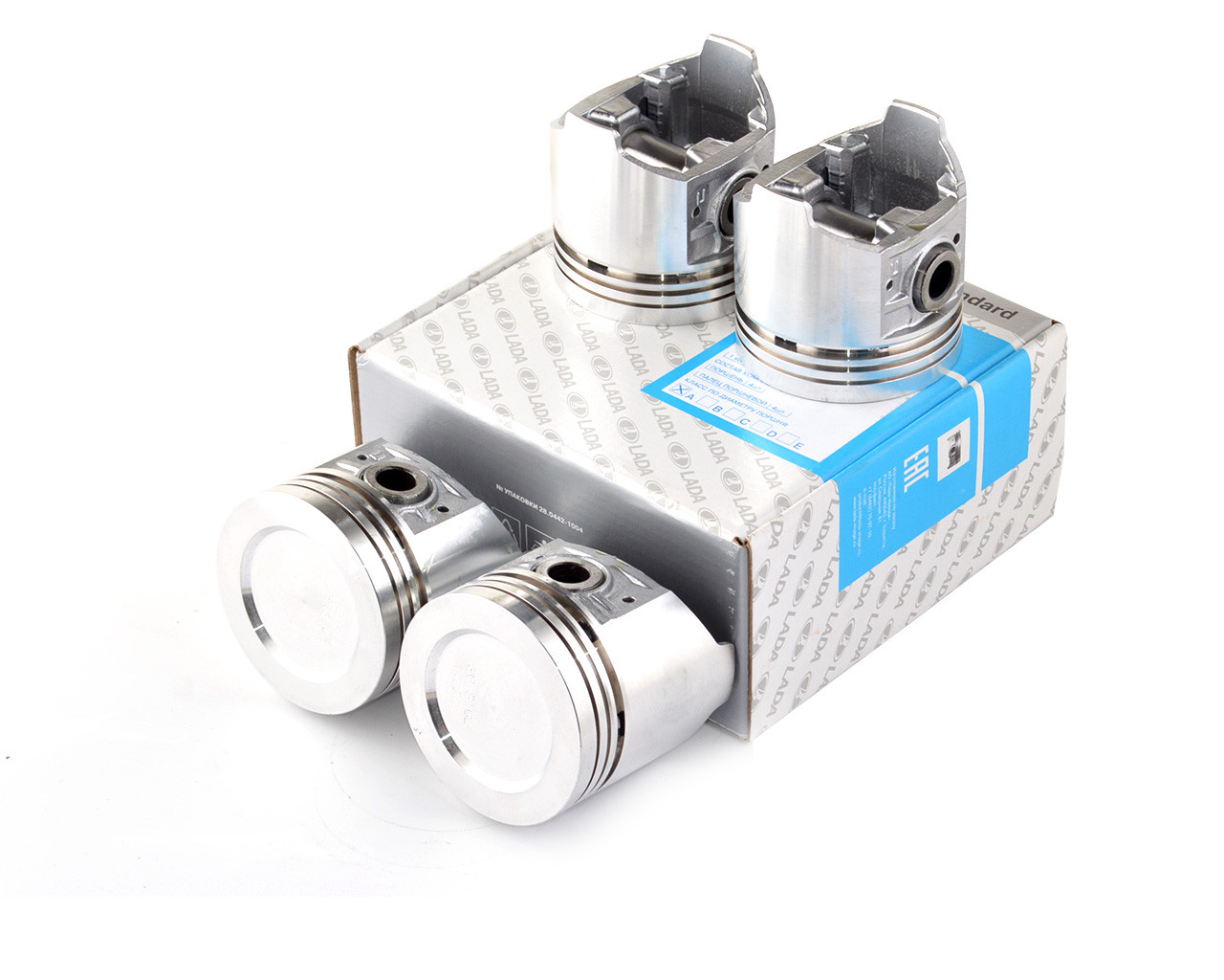 *Поршнева група ВАЗ 21011, 2106 (79,0 C) (поршень, палець) к-т, інд., фото 1