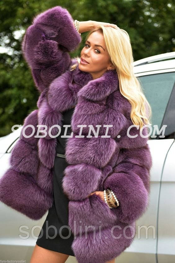 Гарний кожушок із фінського песця "Анабель", фото 1