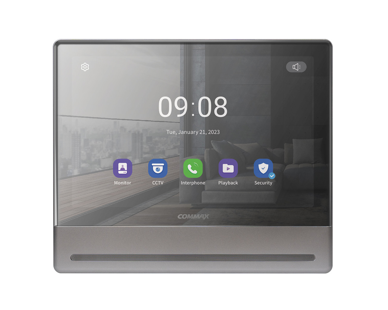 Відеодомофон Commax CDV-1004QT Silver