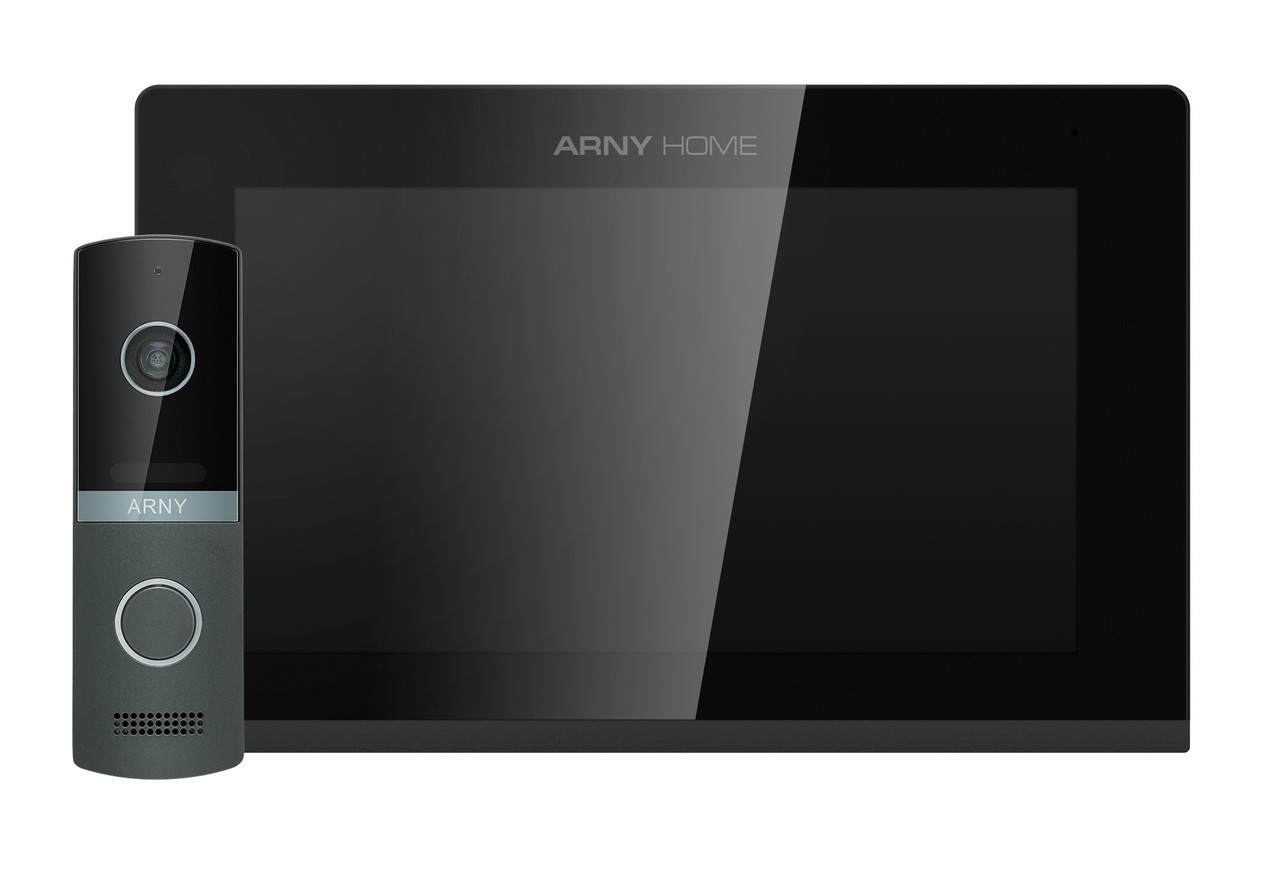 Комплект відеодомофона ARNY AVD-7423A Чорний/ Графіт
