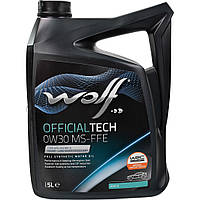 Wolf Officialtech MS-FFE 0W-30 5 л, (8333910) моторное масло