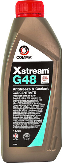 Comma Xstream G48 G11 сине-зеленый, 1 л (XSG1L) концентрат антифриза