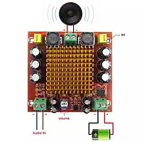 Цифровий підсилювач звуку, Сабвуфер. + передпідсилювач. TPA3116. 150W