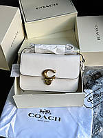 Женская Сумка Coach Studio Shoulder Bag Chalk Premium