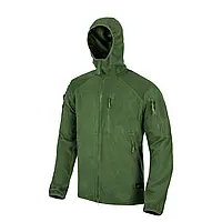 Куртка флисовая Helikon-Tex Alpha Hoodie Jacket-Grid Fleece-Olive Green,флиска из микрофлиса с капюшоном олива