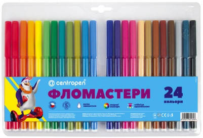 Фломастери 24 кольорів Centropen 7790-24, фото 1