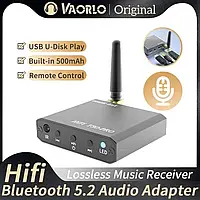 Bluetooth аудио приёмник USB, беспроводной адаптер, микрофон, аккум