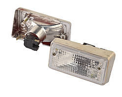 Підфарники ВАЗ 2101, 2102 передні, хром. корпус (2-конт) (к-т 2 шт.)