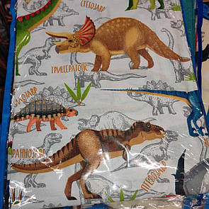 Дитяча постільна білизна в ліжечко Динозавр