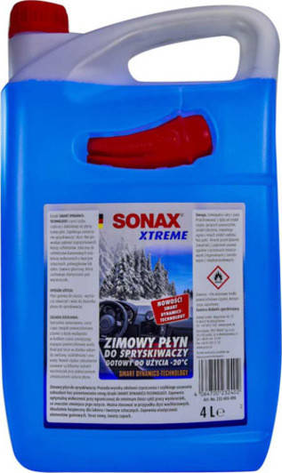 Купить Концентрат омывателя стекла зимний -70°С 1 л SONAX