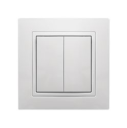 Вимикач двухкл. серія "ЕЛЕГАНТ" ТМ"MARSHEL"