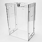 Скринька для пожертвувань, бокс для грошей 160х230х110мм з ПЕТ на 4 літри, ударостійкий, фото 6