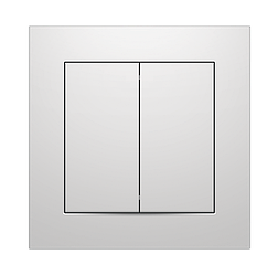 Вимикач двухкл. серія "ІДЕАЛ" ТМ"MARSHEL"