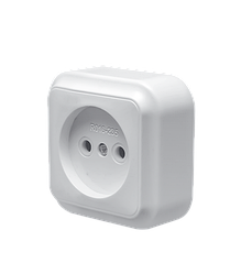 Розетка одномісна серія "МАГЛЕВ" ТМ"MARSHEL"