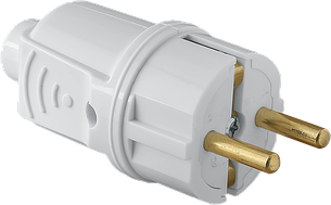 Вилка штепсельна з заземлюючим контактом "ТМ"MARSHEL"