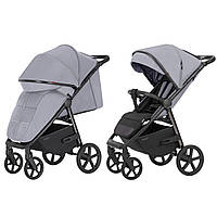 Прогулочная коляска серая Carrello Bravo Plus CRL-5515 Mist Grey 2024