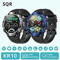 Смарт часы SQR, smart watch KR10, тактичний годинник, 1,39 дюйм.