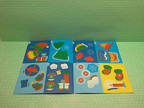 Ранок Аплікації наліпками Сніговичок, фото 4