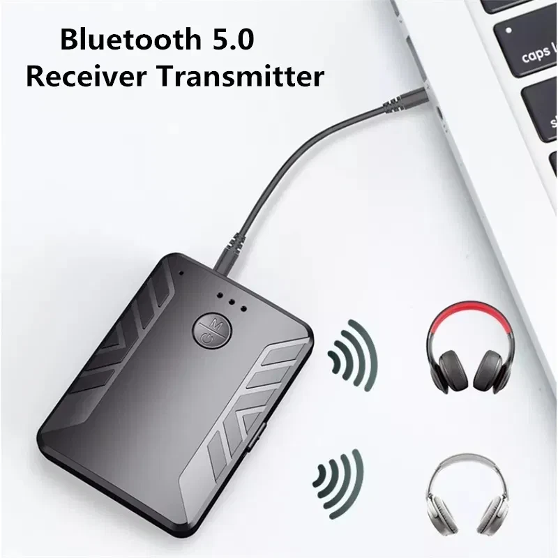 Bluetooth 5.0 приймач/передавач з акумулятором. Трансмітер/ресивер