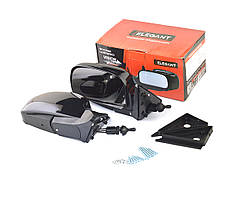 Дзеркало зовнішнє ВАЗ 2107, чорне (ручне регулювання), к-кт 2 шт.